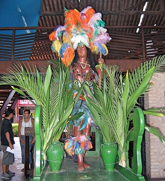 Caboclo dans la fabrique de cigares de sao felix bahia