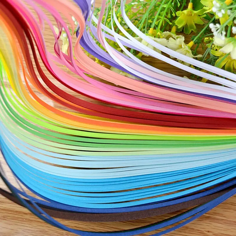 Jeu de bandes de papier quilling 3mm 39cm 260 pi ces papier cadeau de fleurs pour jpg q90 jpg